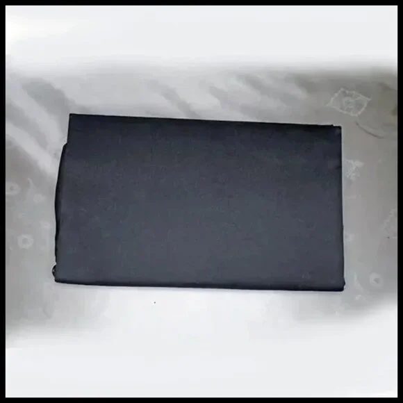 Convertible Clutch Black Gold Lame Evening Shoulder Bag Unused Vintage - Picture 7 of 15